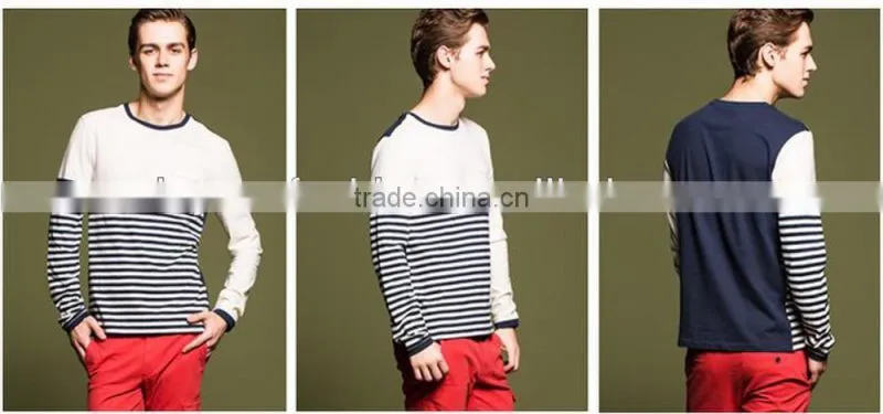 men's apparel fashion dry fit contrast striped polo shirt