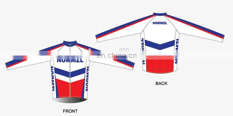 2017 new product Wholesale high quality best price comfortable fabric quick dry custom long sleeve cycling jersey