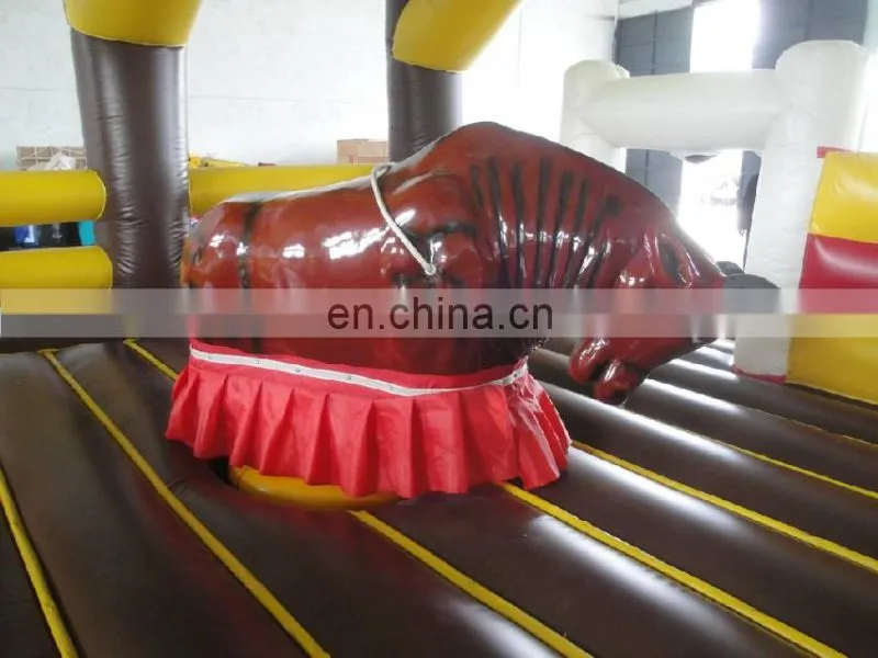 2017 Most Popular Machine Outdoor Sport Games Adults inflatable Rodeo bull