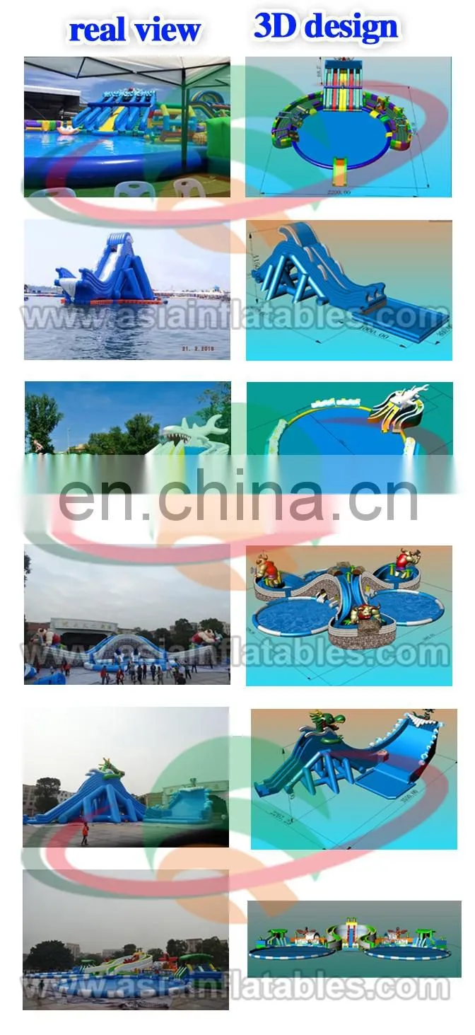 Inflatable Water Park Prices / Mobile Jungle Giant Inflatable Water Park
