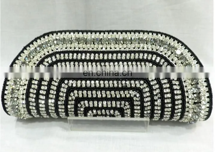 SF-C295 Fully Beaded Crystal studded evening Clutch Bag