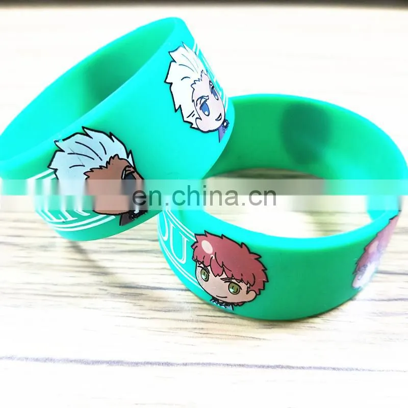 Free silicone bangles with cat picture