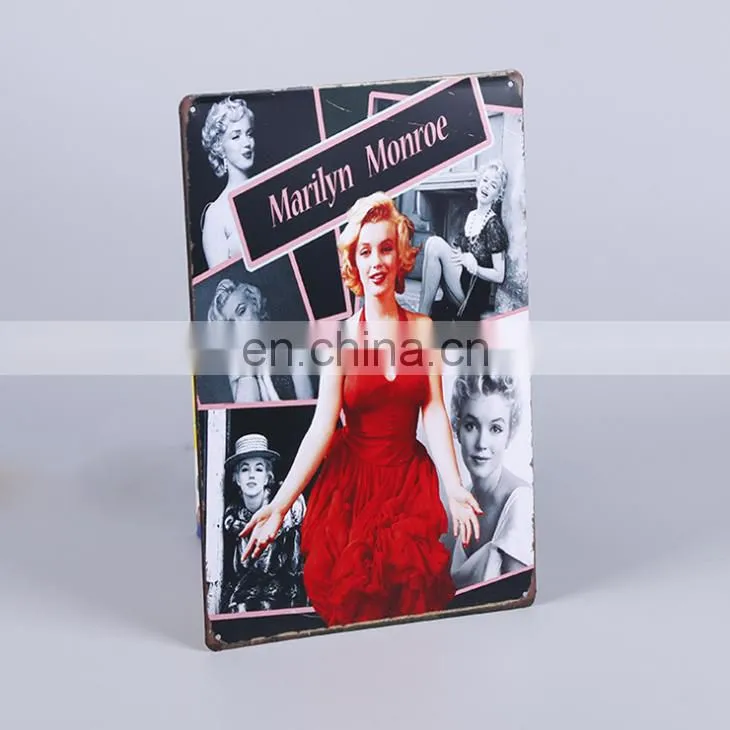 Wholesale OEM Items Auto Style And Bar Decorative Type Cheap Custom Metal Vintage Tinplate Sign