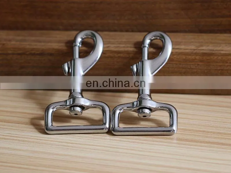 Good quality custom swivel snap hooks belt accessories metal snap hook for handbag