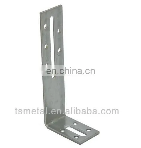 Custom steel shelf bracket l shaped metal bracket