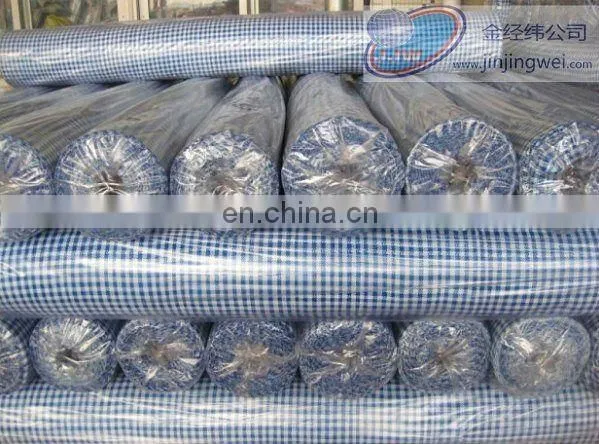 Tent material, waterproof outdoor plastic cover, blue -whitepoly tarp, pe tarpaulin