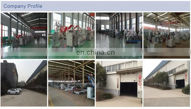 Latest Window and Door Making Machine CNC Control Automatic Double Head Cutting Saw for Aluminum Profile