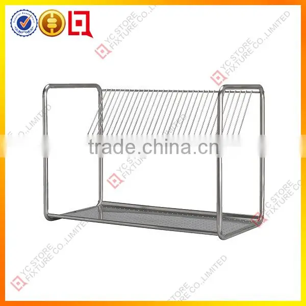 Multilevel dish rack for cabinets/dish shelf rack