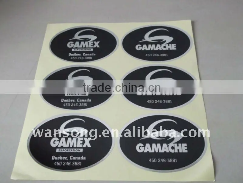 Crystal epoxy sticker