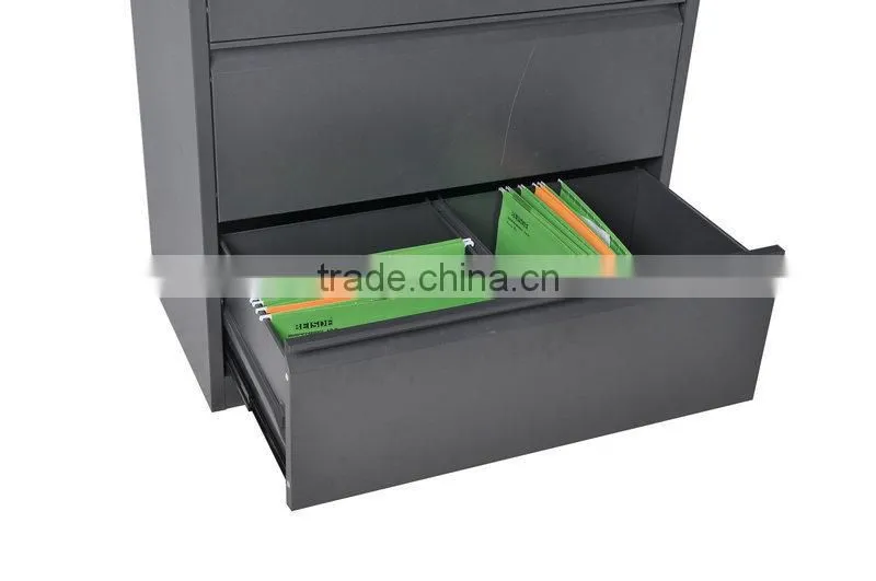 Knock Down factory 4 drawer lateal filing cabinet steel stationary cabinet