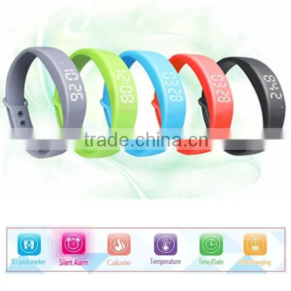 2015 Smart Bracelet Health Sleep Monitor Fitness Bracelet Smart Watch