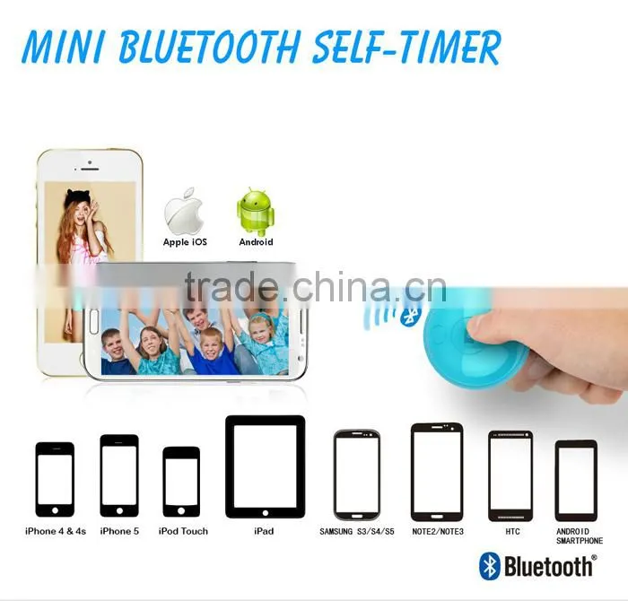 2015 new products wireless bluetooth shutter ball for Android