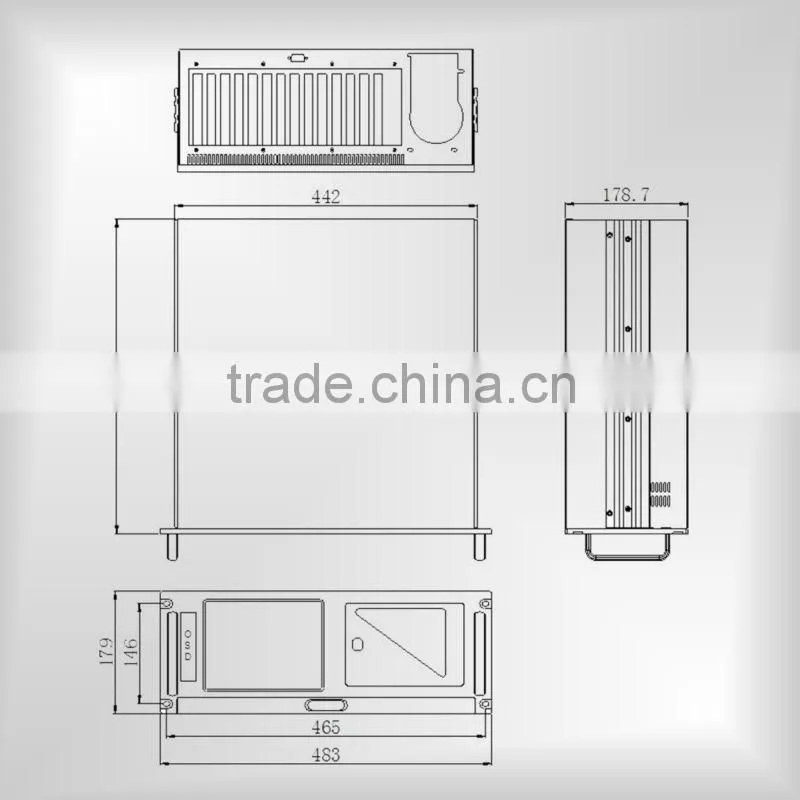 4U 19inch Rackmount Chassis