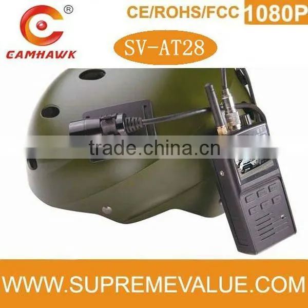 Digital 1080p hd helmet camera with remote controller/3M waterproof