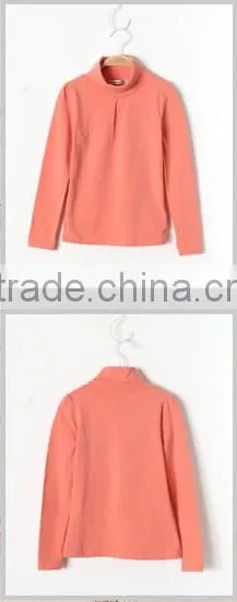 Fashion turtle neck long sleeve girl knitted under garments