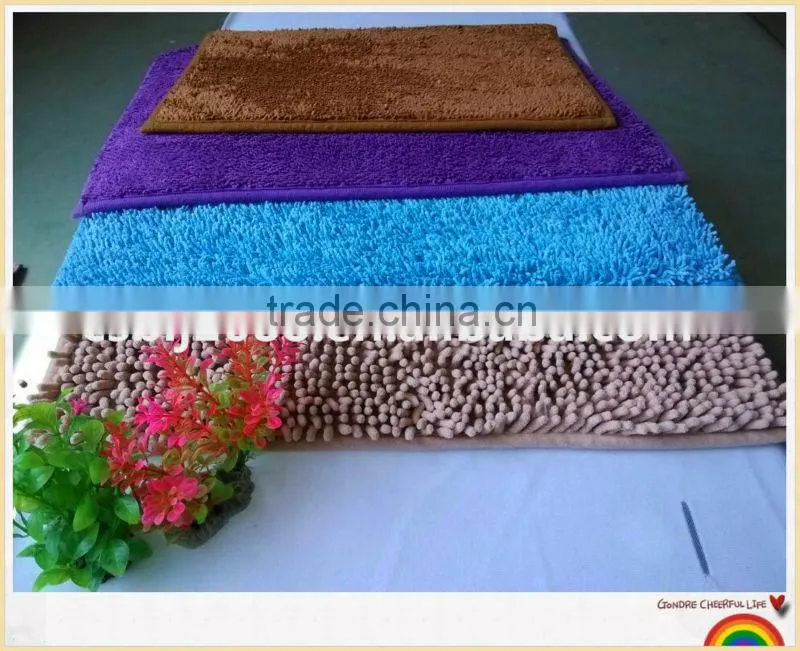 microfiber sports use chenille washable yoga mat