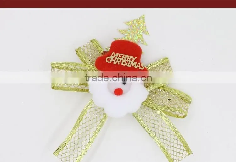 2016 2 pcs High Quality Felt Santa Claus Christmas Tree Decoration For New Year Ornament