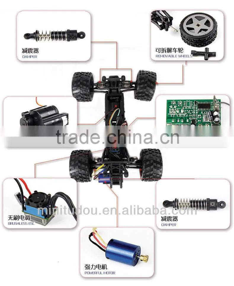 WL toys rc car L969 2.4G high speed electric car 1:12 electric rc car