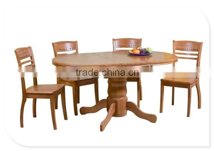4 seaters dining table in carved wood furniture legs