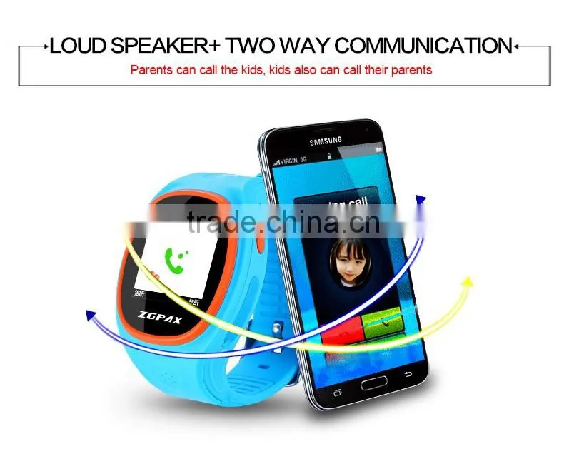 Wholesale gps smart watch manufacturer 2016 S866 kids wrist watch gps smart watch