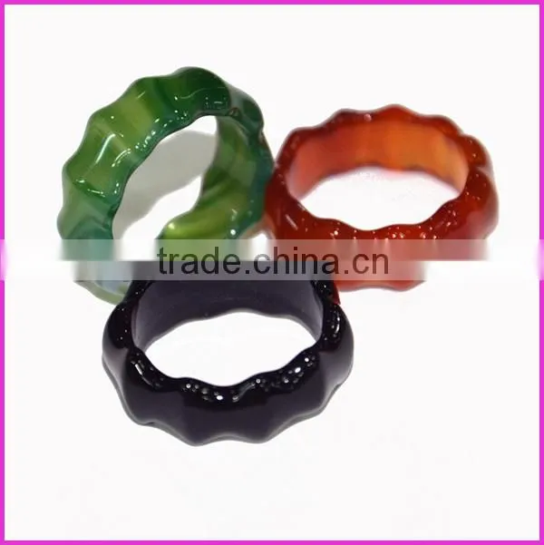 RG1007 Black Onyx Band Rings