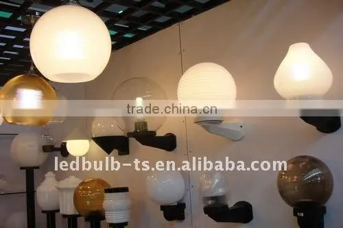 PMMA pendant lighting decoration, globe acrylic lamp shade