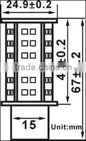 marine aquarium BA15s LED lighting with ce rohs