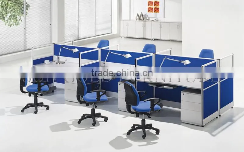Modern 6-seat workstation, office partition ( SZ-WS001)