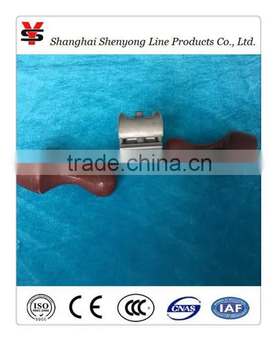 Thimbles for grips/hot deep galvanized/intended to anchor fastening of DEAD-END GUY-GRIP
