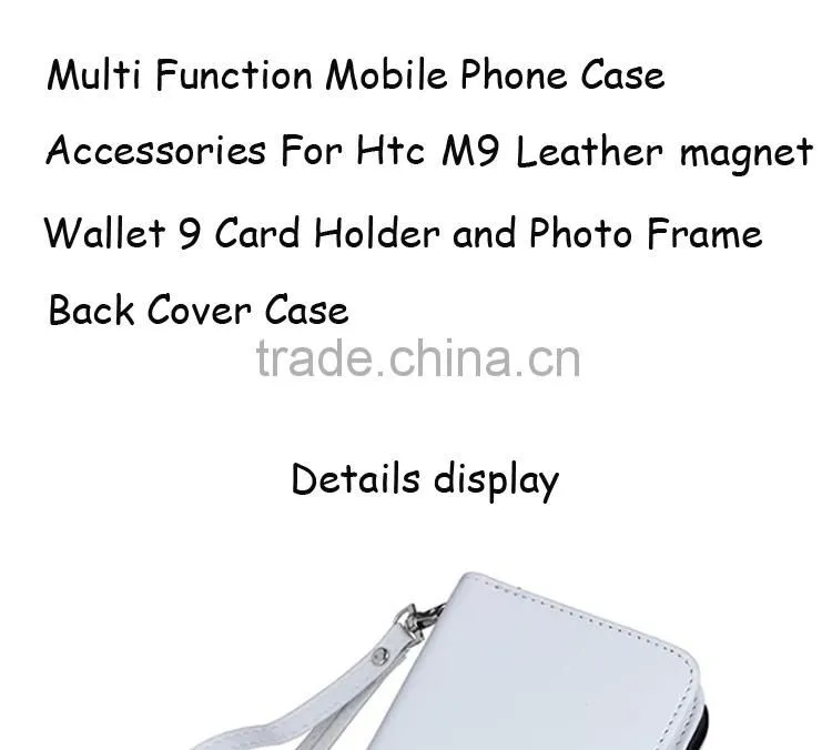 Wallet Credit Card Stand Leather Case For Samsung Galaxy S6 G9200/HTC One M9,Leather Case For HTC ONE 2 M9 Amazon mobile phones
