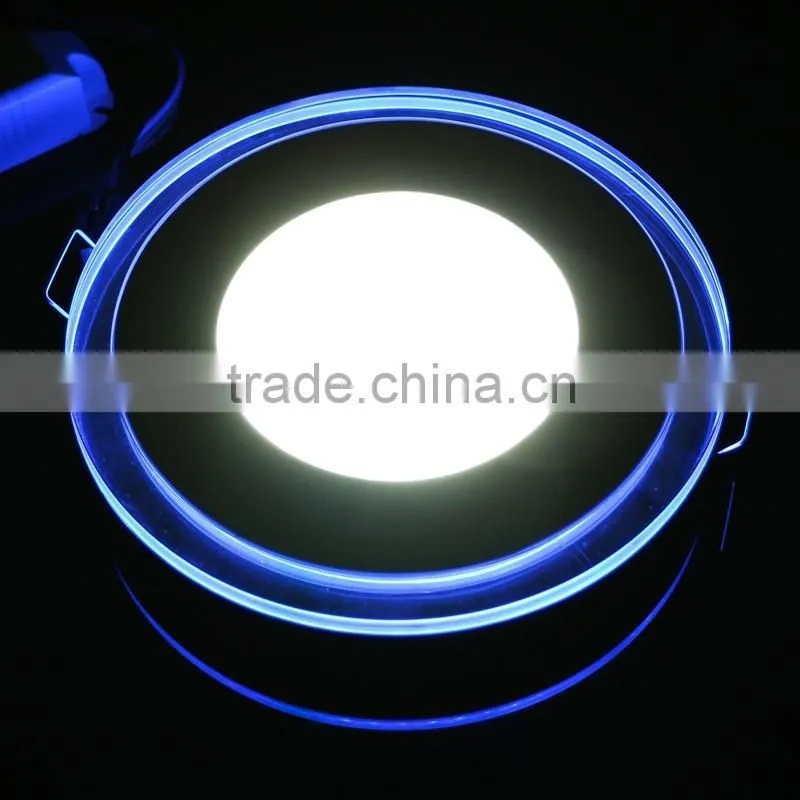 Hongzhun new product 6w 12w 18w glass panel with warranty 2 years