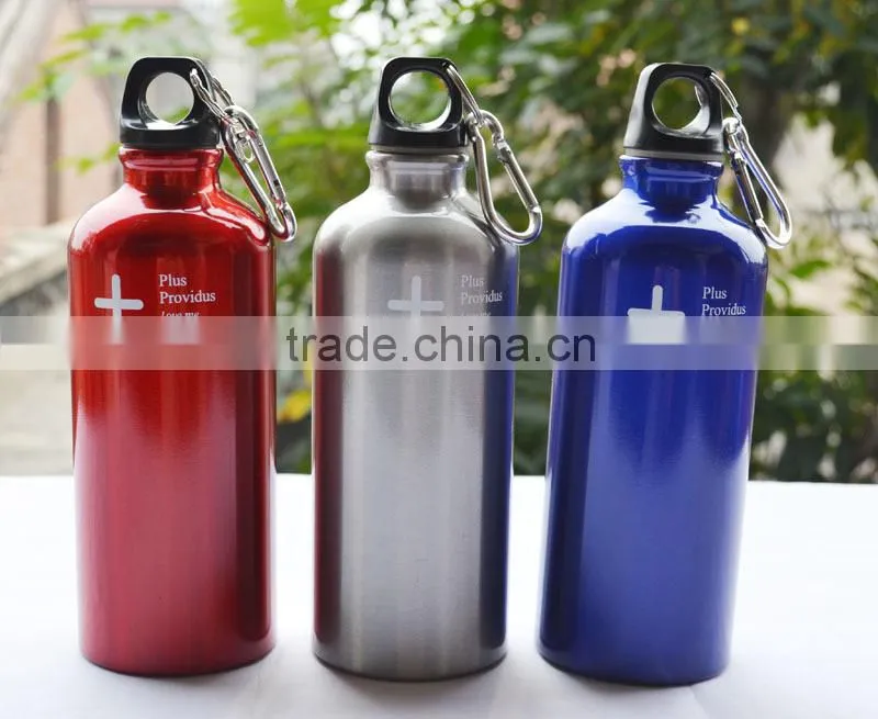 different sizes aluminum material promotional gift OEM water bottle