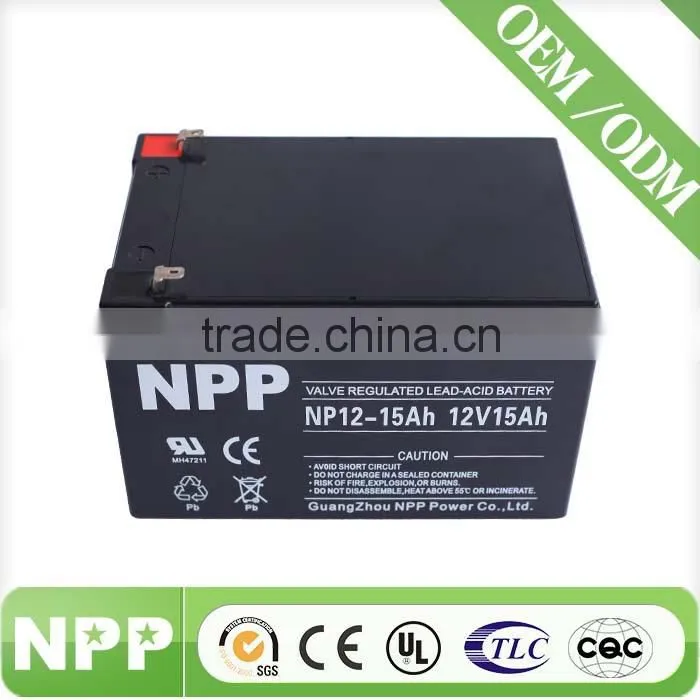 small led light lead acid battery 12v 15ah