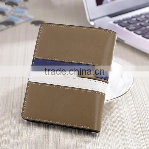 2015 hot selling Casual Wallet Short Design Purse High Quality PU men wallets four colors available