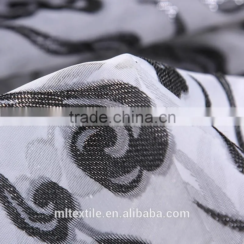 design fabric curtain for door/curtain fabric/polyester jacquard fabric