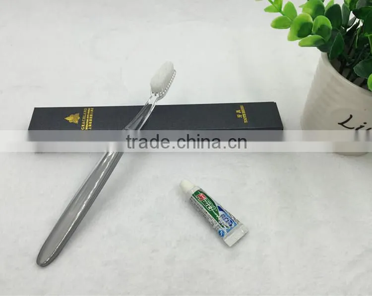hot sale custom disopoable toothbrush with paste for hotel