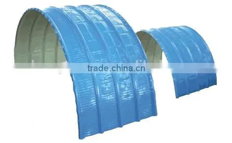 Electric auto curved roof panels machine