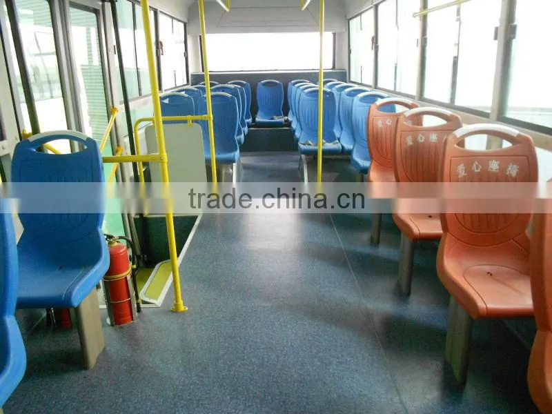 Three steps CNG city bus for sale