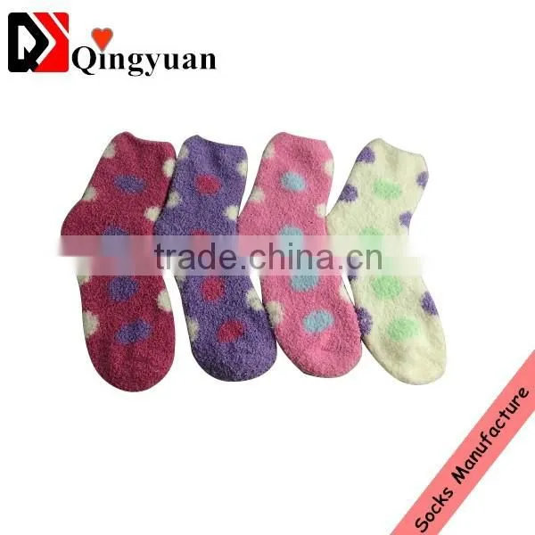 Comfortable Cozy Socks jacquard microfiber socks