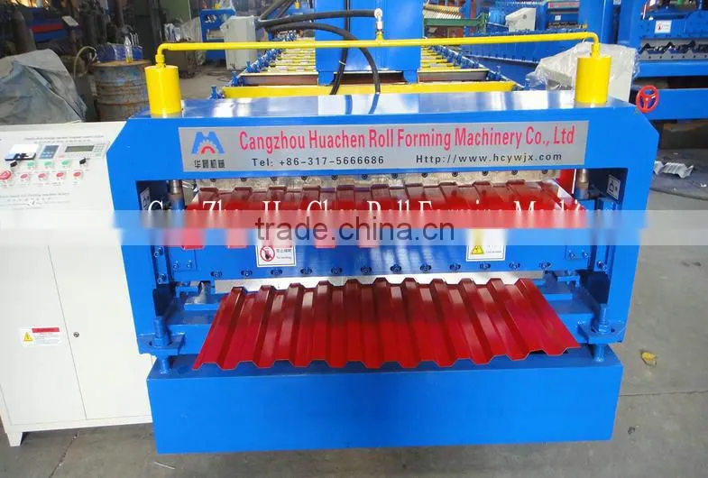 cnc cold formed steel wall panel roll forming machine making metal tile