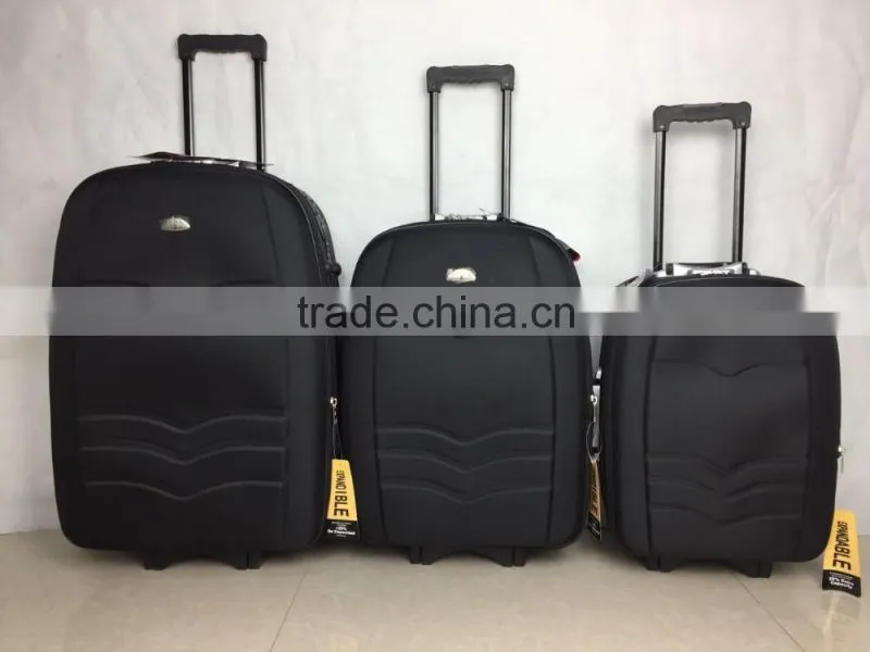 STOCK LOT 3PCS EVA TROLLEY LUGGAGE SET