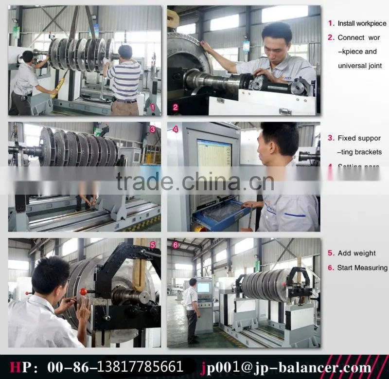 Balancing machine for Turbine