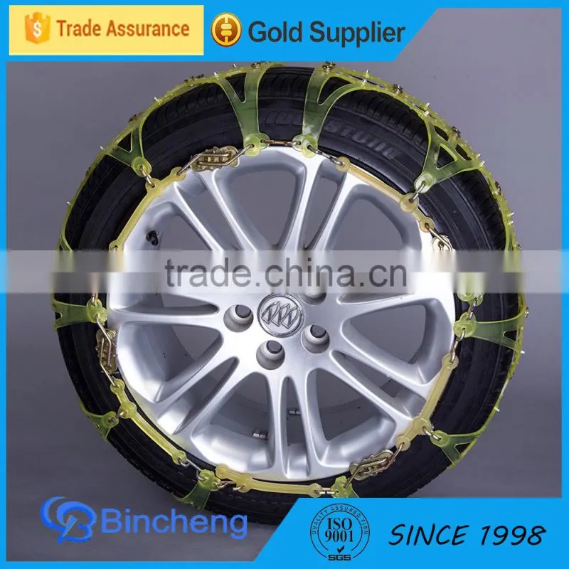 Rubber snow chain tyre protection chain