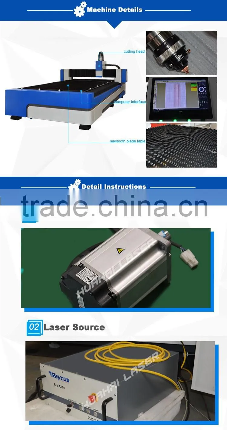 500W Metal Kitchenware Fiber Laser Cutting in Machinery