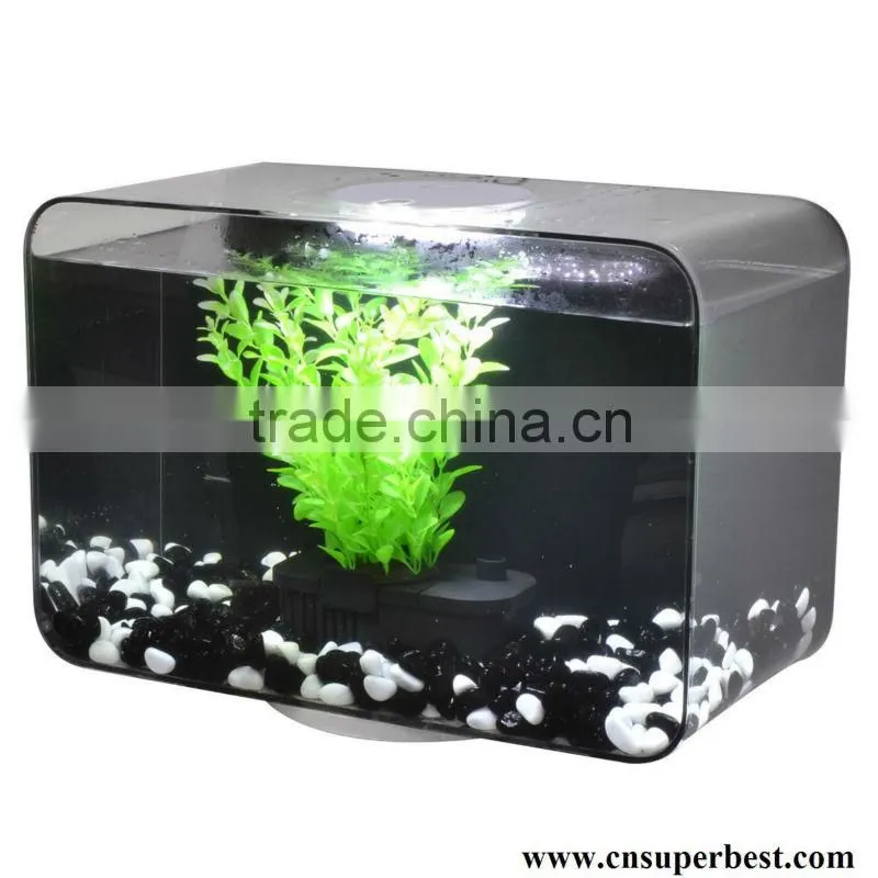 acrylic aquarium fish tank with logo printing