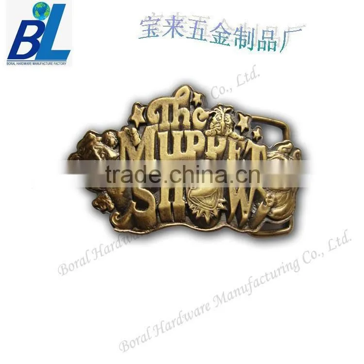 Creative metal antique buckle for coat belt