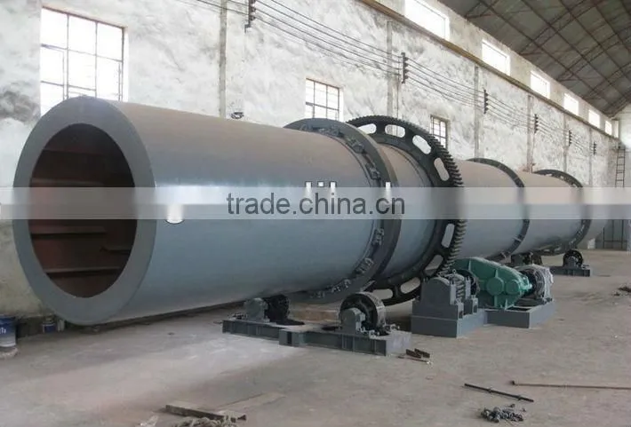 Rotary dryer used for granularity materials from reliable rotary dryer manufacturer