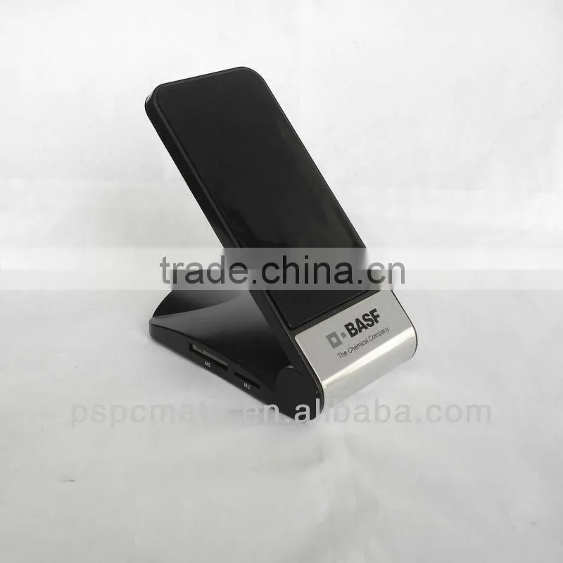 Hot sale Car USB HUB 2.0 with 4 ports and mobile phone holder