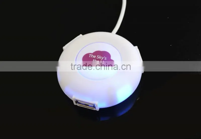 4 Port Usb Hub And Cup Warmer button shape USB Hub