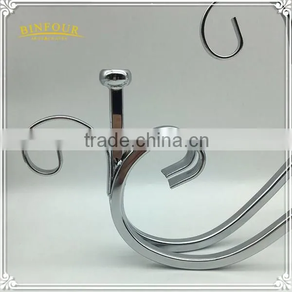 silver chrome candlestick metal wedding decoration candle holder